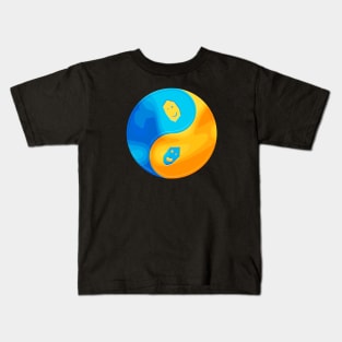 Neo Yin Yang - Combined Kids T-Shirt